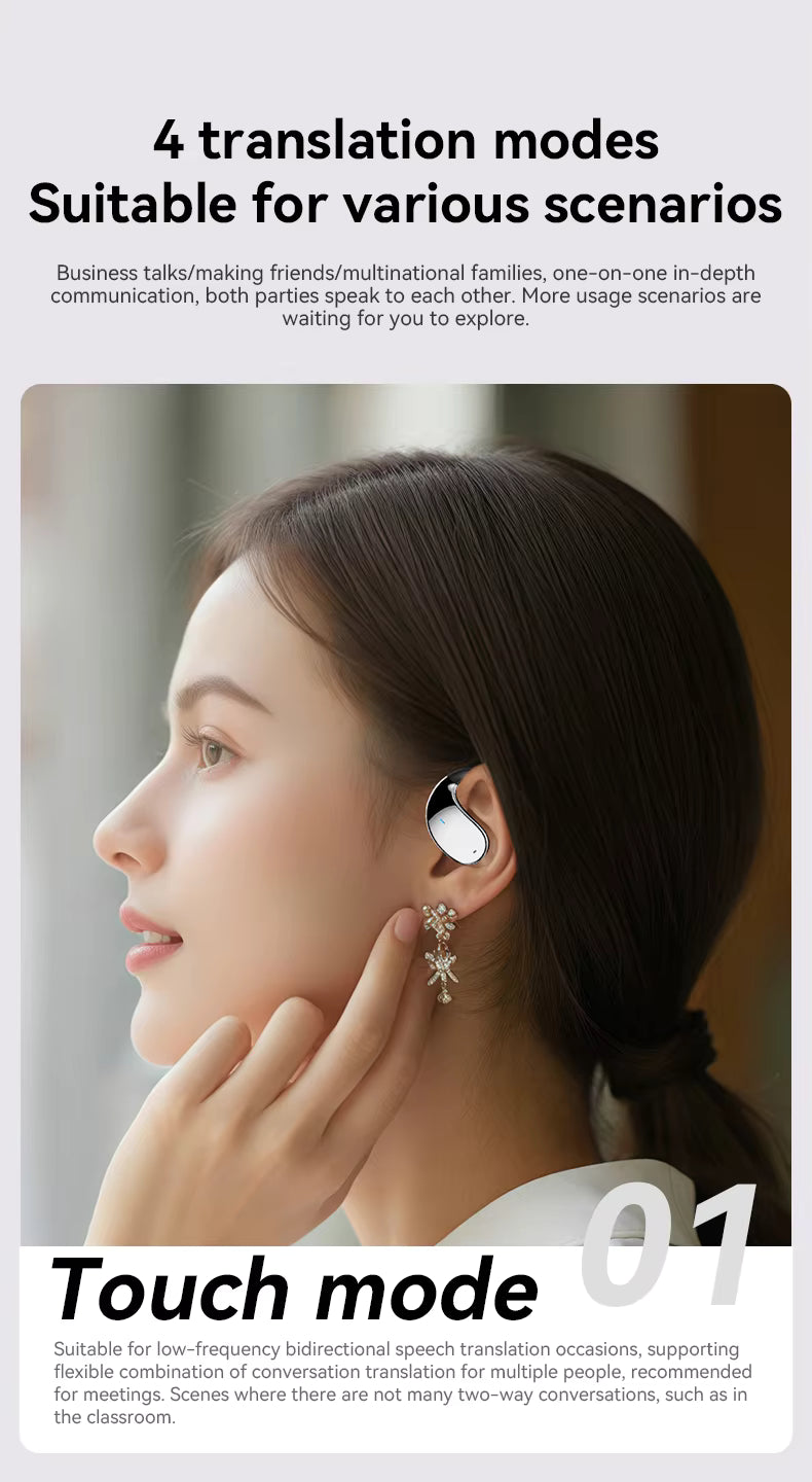 3-in-1 AI Translator Earbuds – Speak the World Without Limits