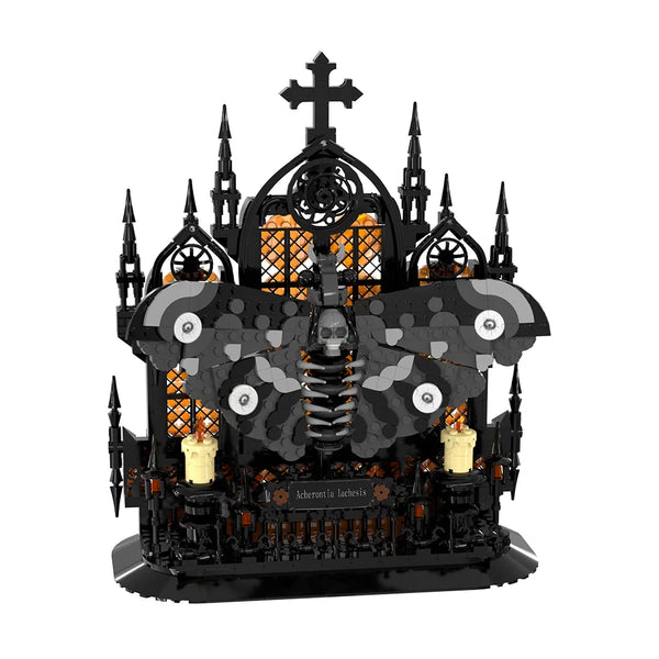 756PCS Gothic Death’s-Head Moth Building Set