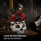 1101 pcs - Skull & Roses Gothic Building Set