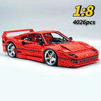 F40 Supercar Building Block Set – 4,026 Pieces