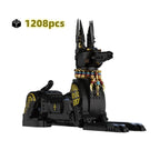 1208PCS Egyptian Anubis Building Blocks – 45cm Guardian Statue