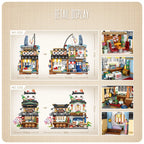 Japanese Street Shop Micro Building Blocks