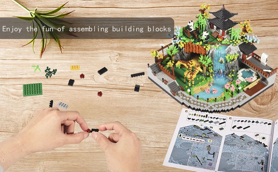 4800PCS / 5000PCS Animal Zoo MICRO Building Blocks – Connecting Animal Park Sets