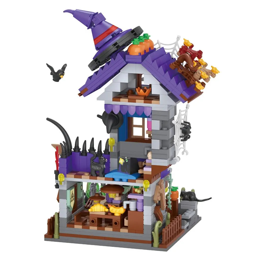 Halloween Horror Building Block Collection – Spooky MOC Display Sets