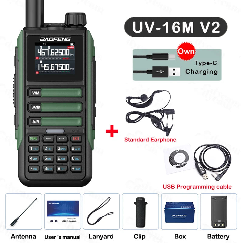 Baofeng UV-16M V2 Full Band Radio