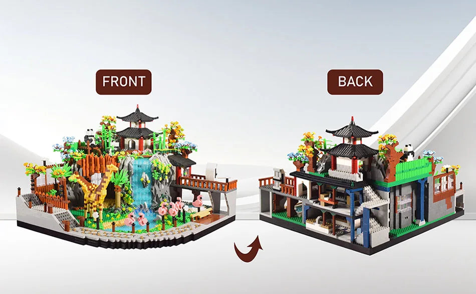 4800PCS / 5000PCS Animal Zoo MICRO Building Blocks – Connecting Animal Park Sets