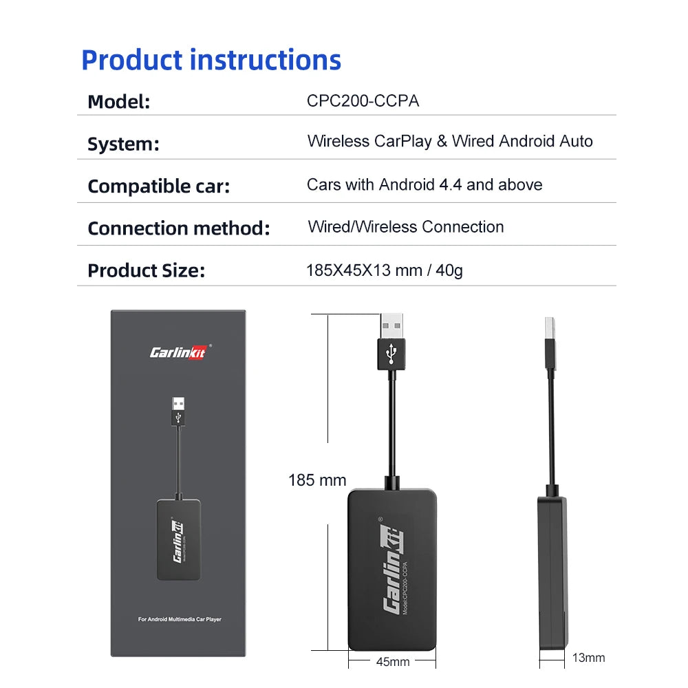 CarlinKit CarPlay & Android Auto Adapter