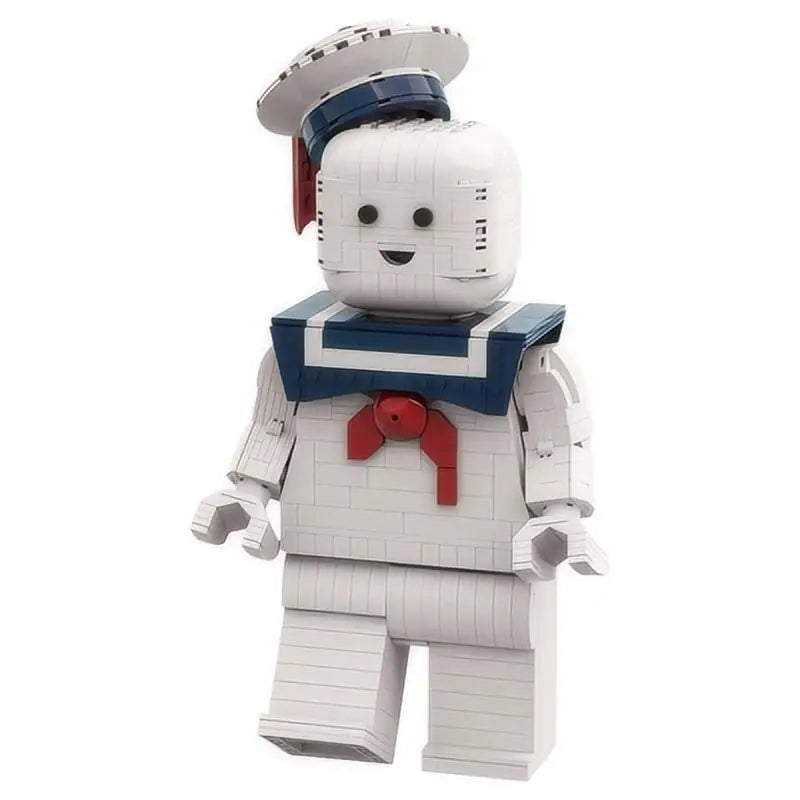 830PCS Stay Puft Marshmallow Man Building Set