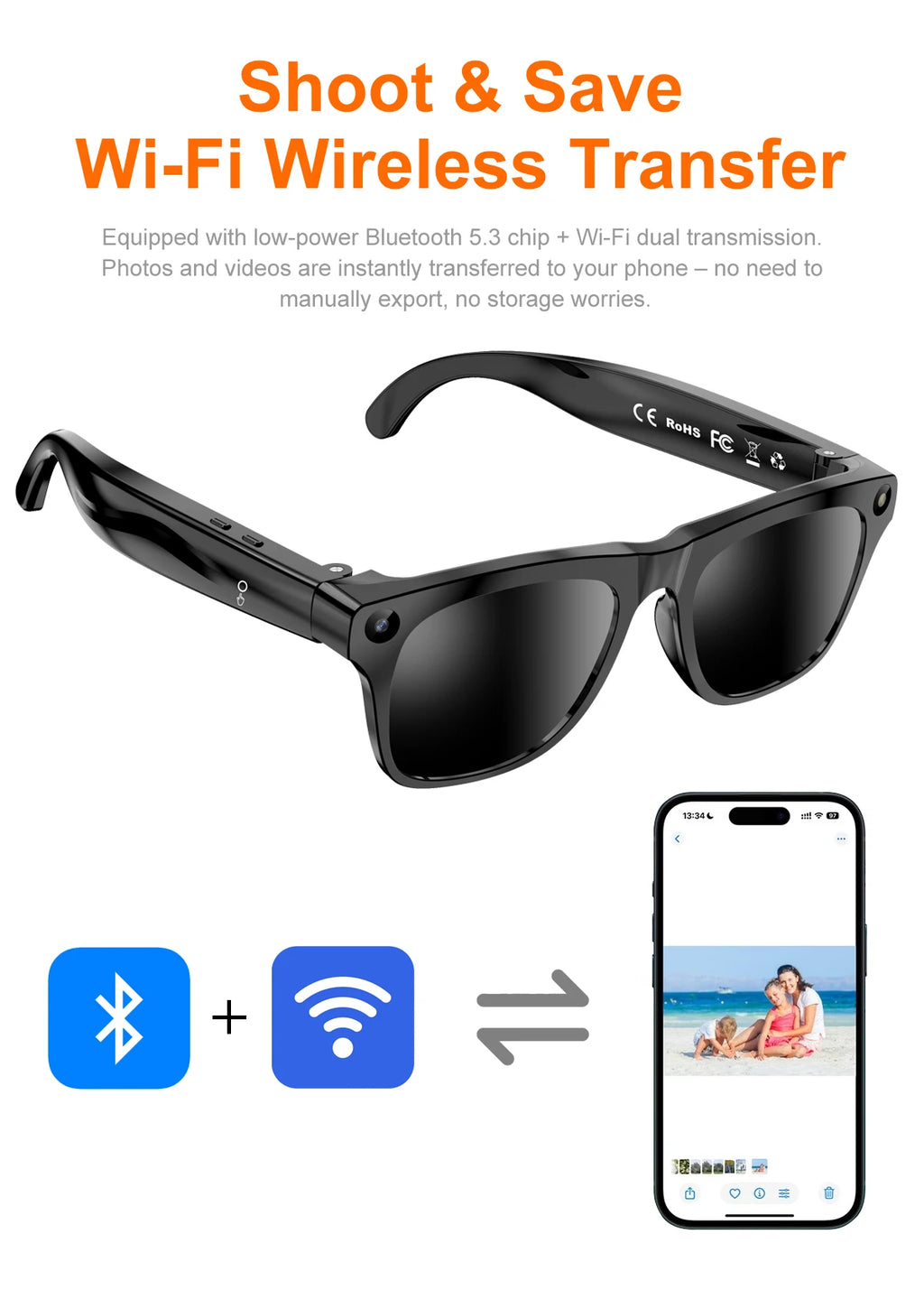 Lenovo XK One Pro AI Smart Glasses – 24MP Camera & AI Translation