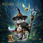 1,458PCS Wizard Cat Magic Building Set