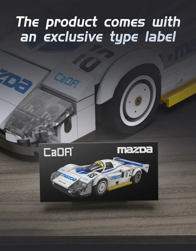 CaDA 1:24 Technical Drift Racing Car Building Block Set