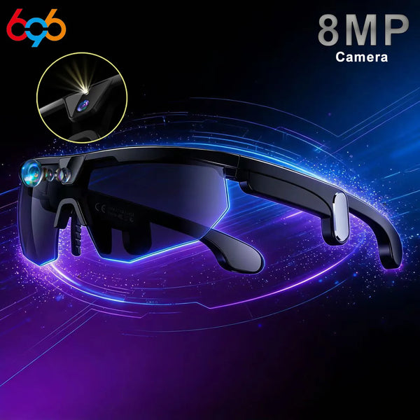 8MP AI Sports Smart Glasses