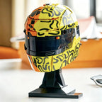 Formula Racing Driver Helmet Building Block Collection