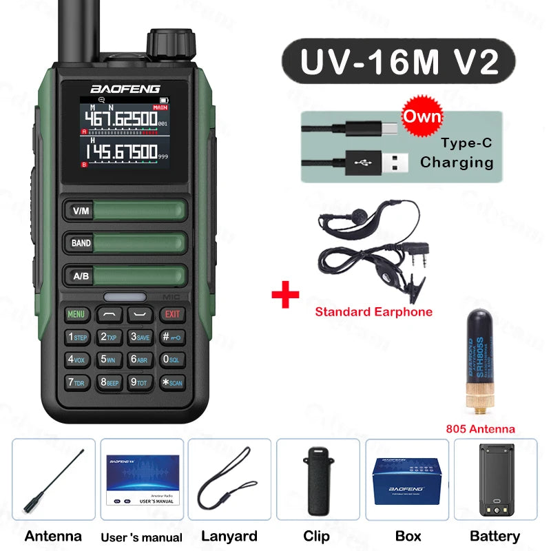 Baofeng UV-16M V2 Full Band Radio