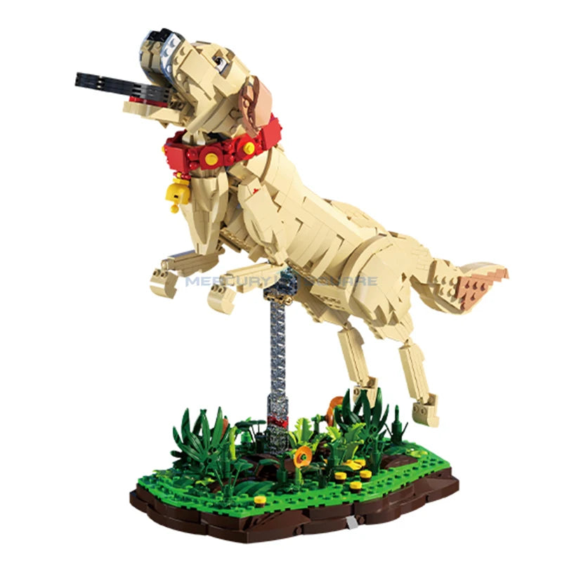 1257PCS Labrador Retriever Building Blocks – MOC 66060