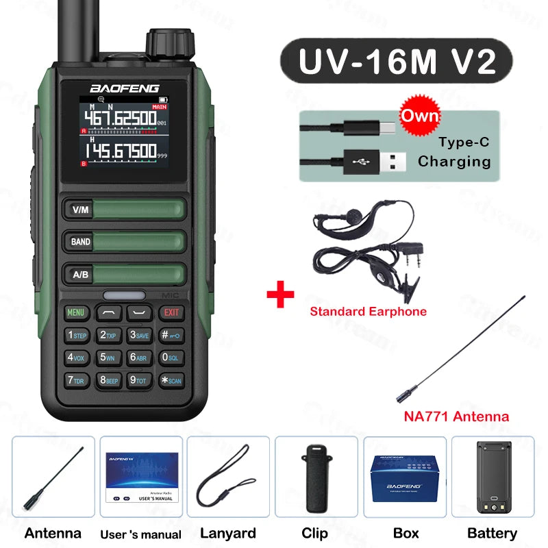 Baofeng UV-16M V2 Full Band Radio