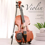 921 Pieces - Violin, Bow &amp; Display Stand Building Block Set