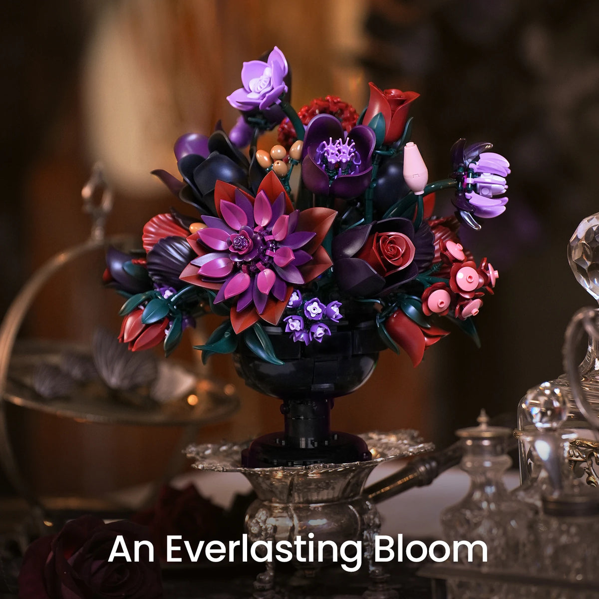 Dark Bloom Gothic Flowerbed Building Set