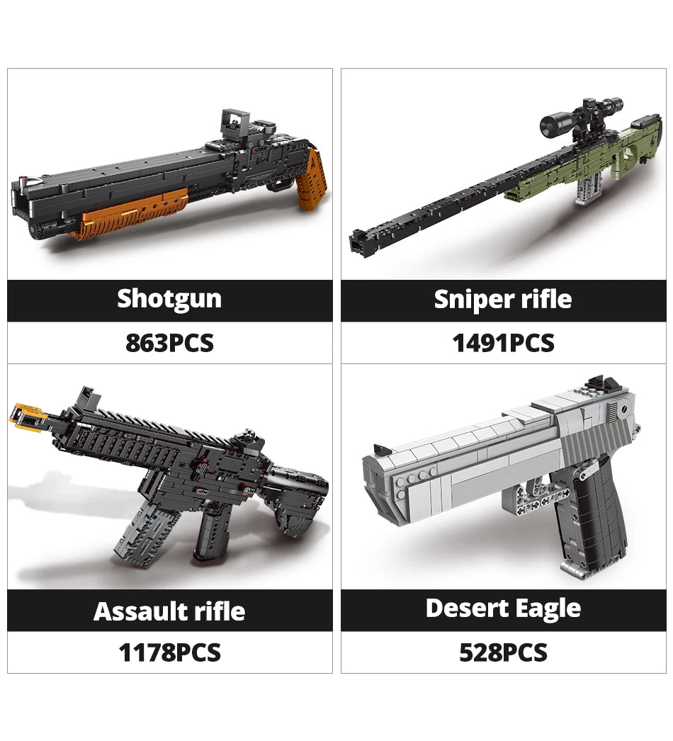 ZKZC Military Building Block Collection – 4 Tactical Model Kits