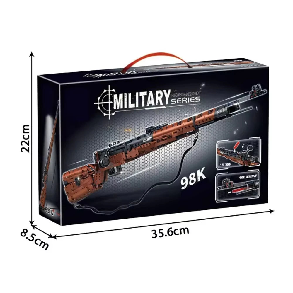 Classic Bolt-Action Rifle Building Block Collection – Military Model Kits