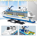 Cruise Liner Building Block Set – 2,428 Piece Mini Model