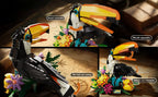 1068PCS Toucan Bird Building Blocks – Colourful 3D Animal Display Model