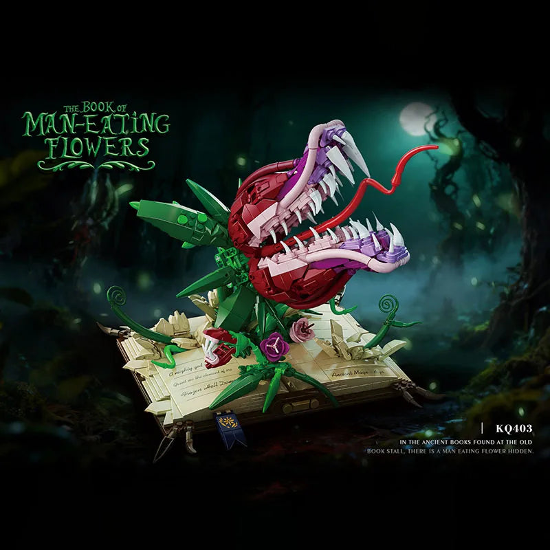 Carnivorous Man-Eating Plant Building Sets – 3 Designs