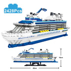 Cruise Liner Building Block Set – 2,428 Piece Mini Model