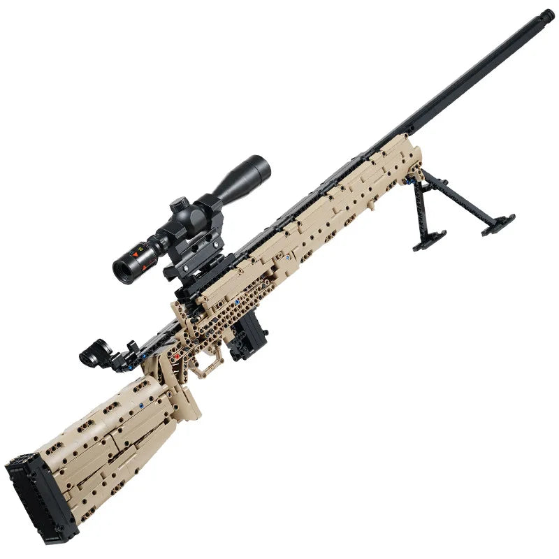 M24 Sniper Rifle-Inspired Building Block Model – Advanced DIY Construction Kit