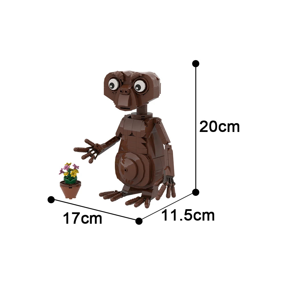 398/409PCS E.T. Alien Building Blocks