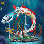 1,355PCS Deep Sea Death Monster Building Set
