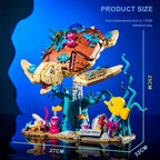 2026 NEW 1,271PCS - Sea Turtle Building Blocks – Ocean Display Model
