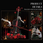 1,429 Pieces - Gothic Skeleton Cello Building Block Set