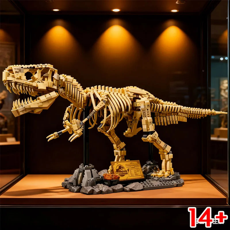 T-Rex Dinosaur Fossil Skeleton Building Block Set – 3,145 Pieces