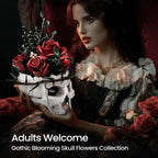 1101 pcs - Skull & Roses Gothic Building Set