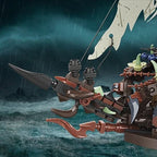 2,159 Pieces - LED Flying Dutchman Ghost Pirate Ship Building Block Set