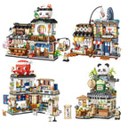 Japanese Street Shop Micro Building Blocks