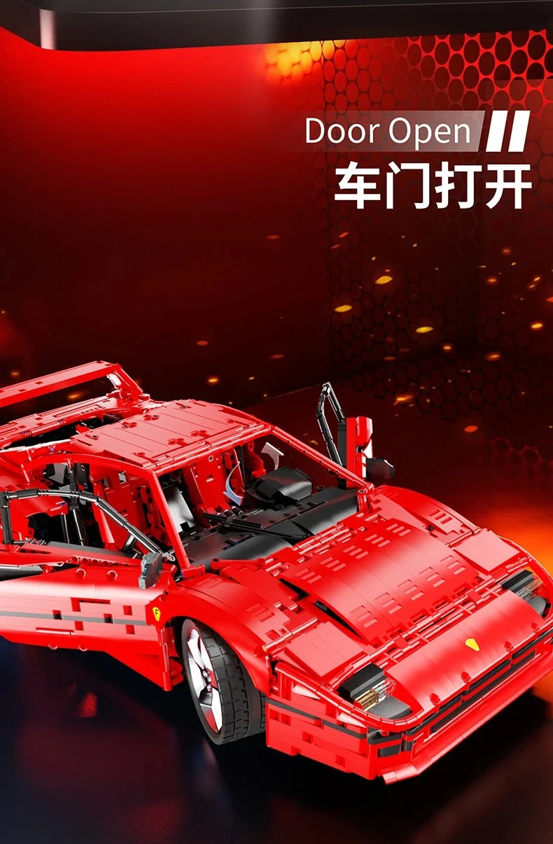 F40 Supercar Building Block Set – 4,026 Pieces