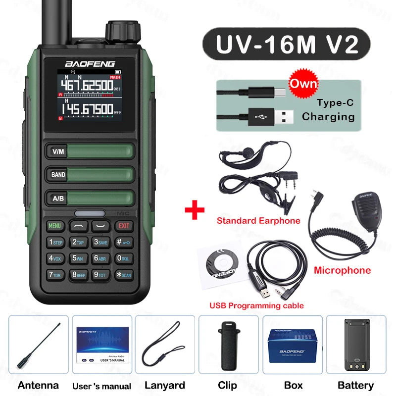 Baofeng UV-16M V2 Full Band Radio