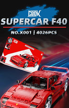 F40 Supercar Building Block Set – 4,026 Pieces