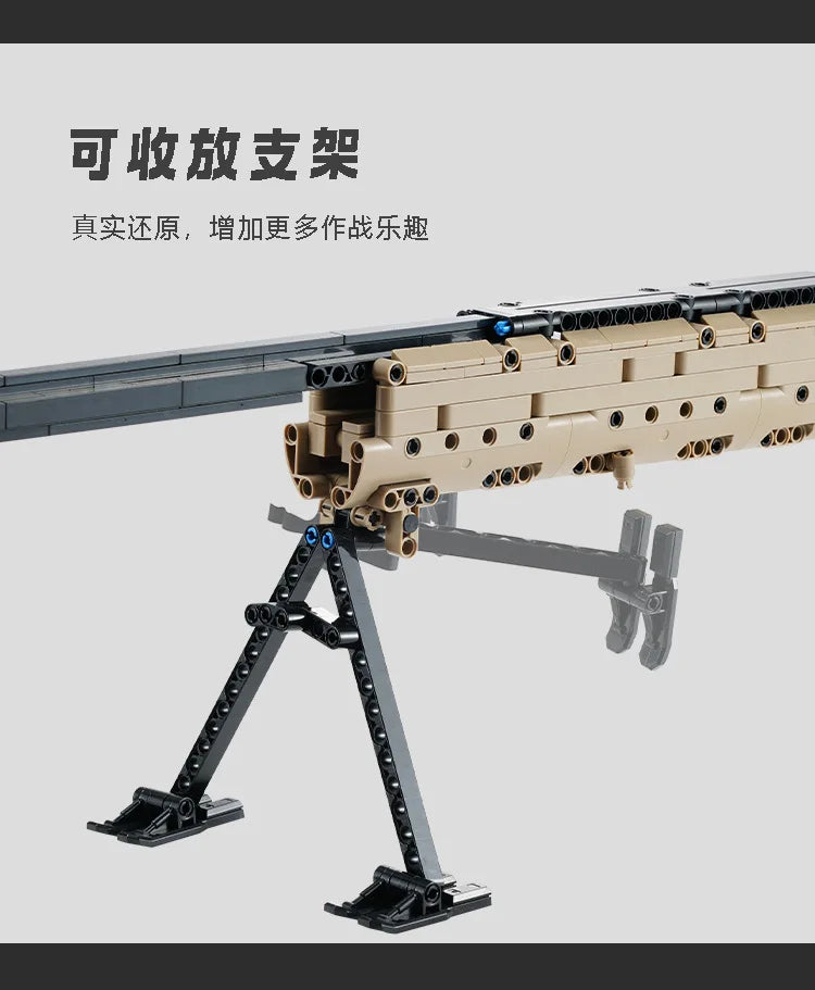 M24 Sniper Rifle-Inspired Building Block Model – Advanced DIY Construction Kit