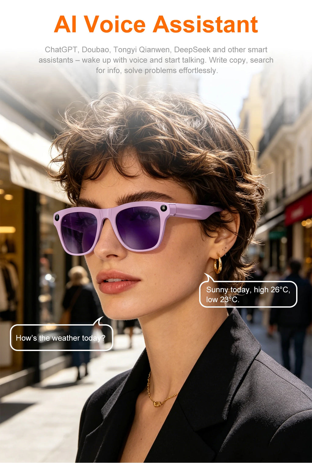 Lenovo XK One Pro AI Smart Glasses – 24MP Camera & AI Translation