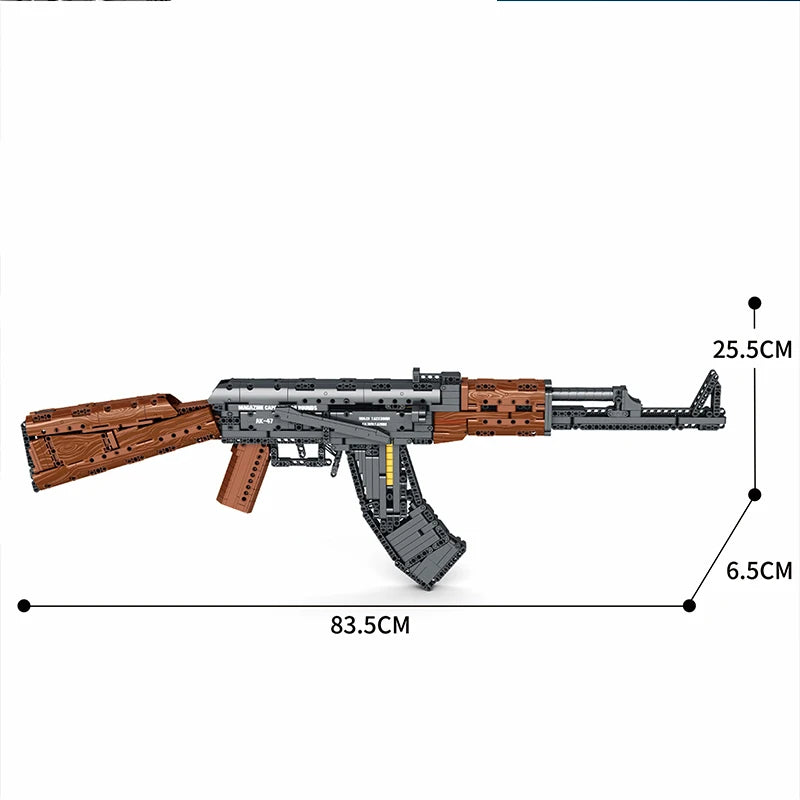 AK47 Building Block Display Model