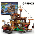 Medieval Pirate Island Fortress Building Blocks