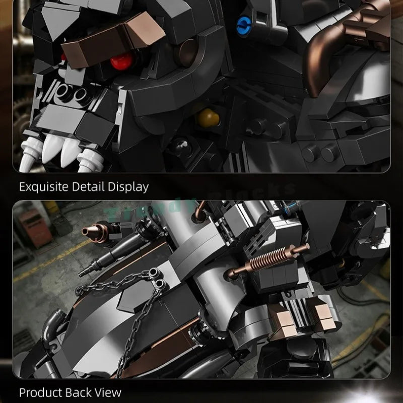 1,414 Pieces - Giant King Kong Mecha Building Block Set