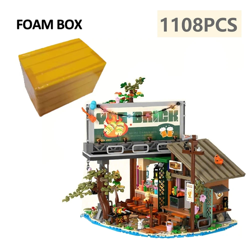 1,108 / 1,486PCS - Forest House LED Building Blocks