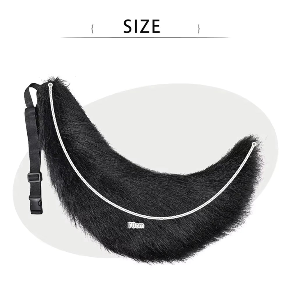 Premium Plush Fox &  Cat Cosplay Tail