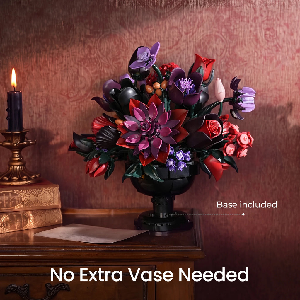 Dark Bloom Gothic Flowerbed Building Set