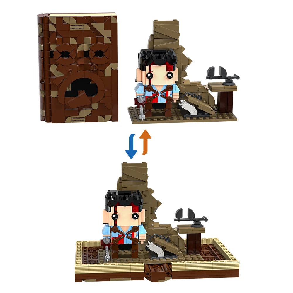 600PCS Evil Dead Necronomicon Building Set