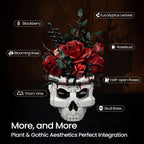 1101 pcs - Skull & Roses Gothic Building Set